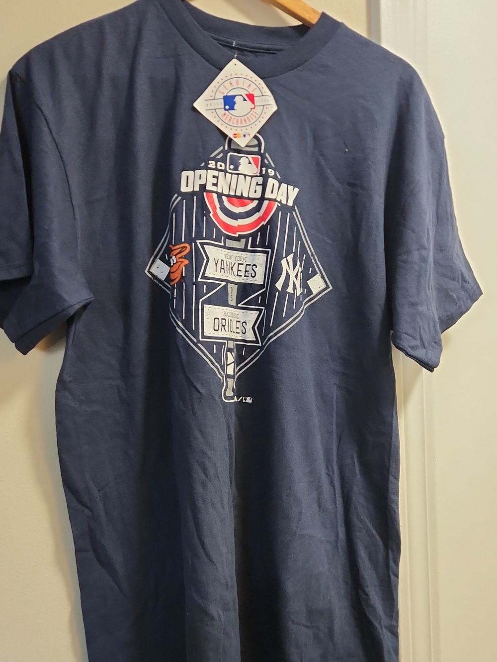 MLB Navy Opening Day Yankees Graphic Tee
